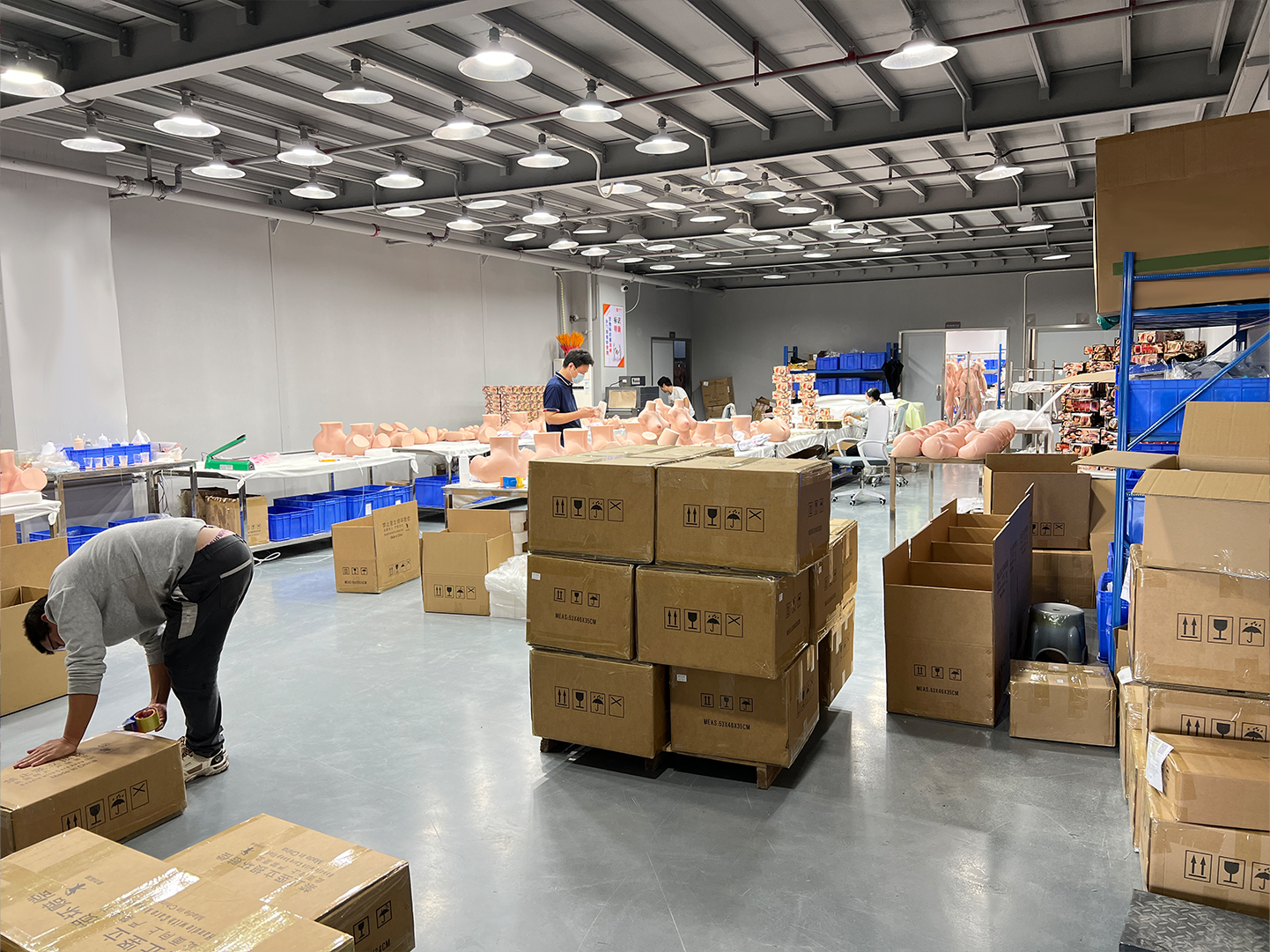 Quality inspection and export packing area