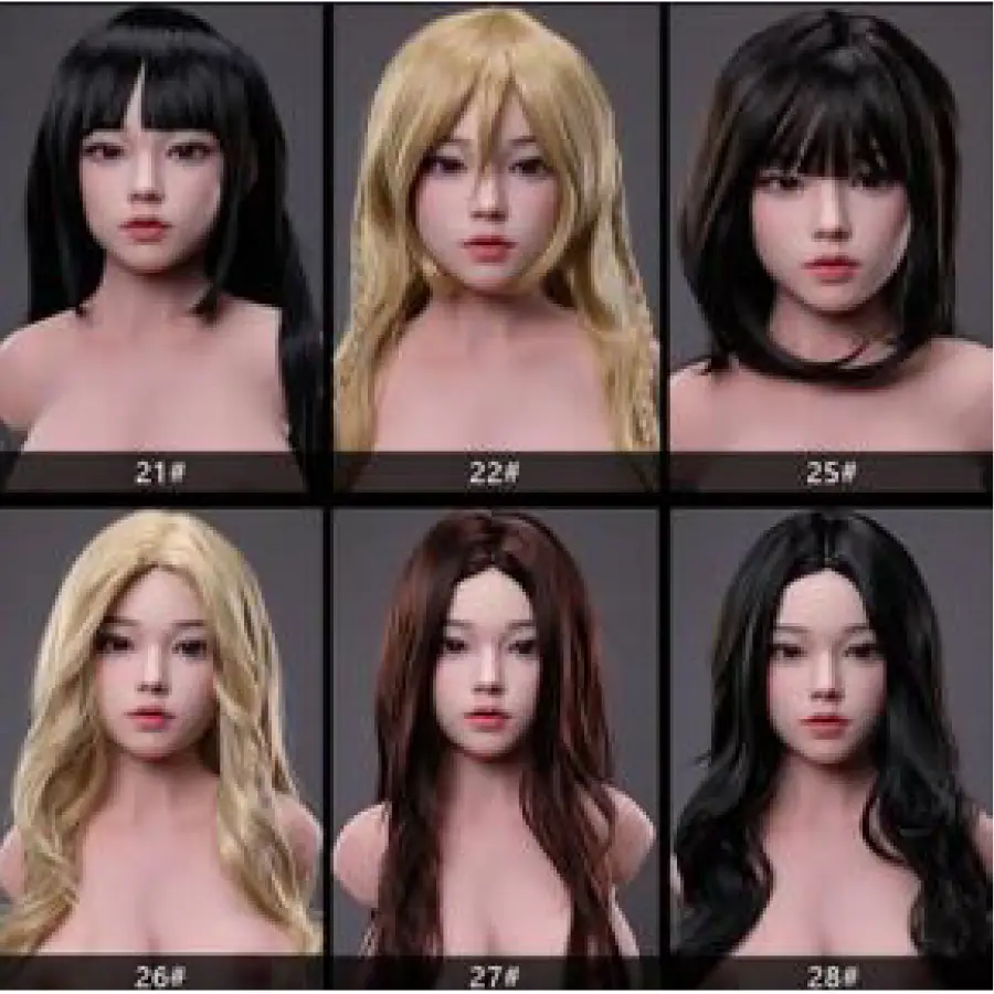 Custom implanted hair option for silicone dolls