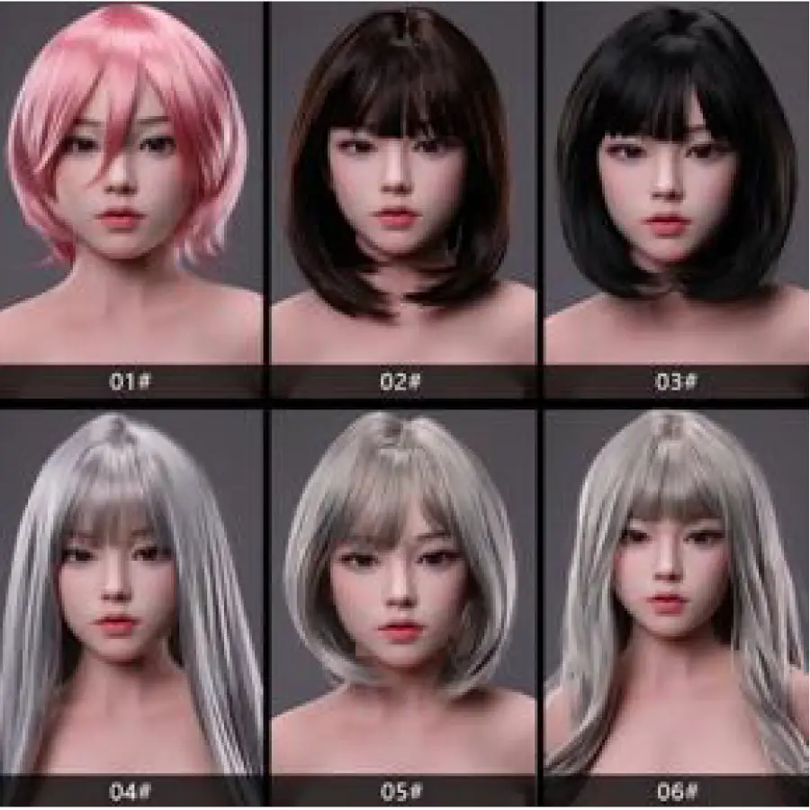 Custom hairstyle option for silicone companion dolls