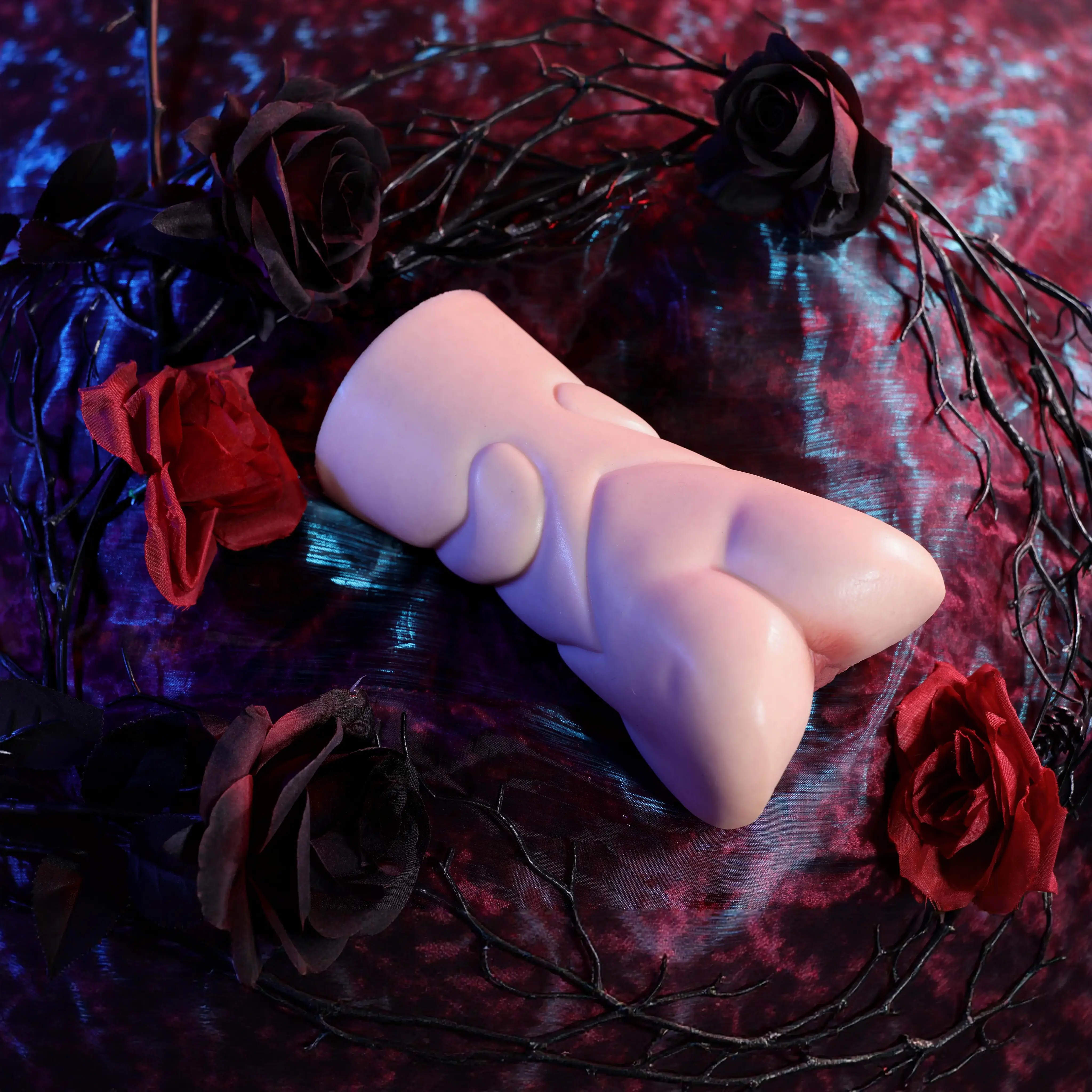 Real Feel Pussy Mold - 19cm Silicone product detail photo 5